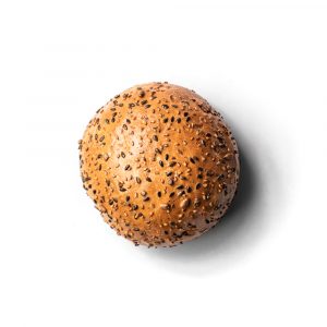 Kernbeisserbrötchen, rundes Brötchen mit kleinen Körnern